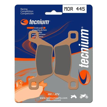 TECNIUM MOR445 : Pastillas de freno TECNIUM sintetizadas - MOR445