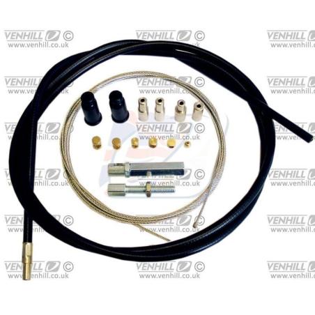 VENHILL U01-4-102-BK : Kit cable de acelerador universal VENHILL - exterior 6mm / 2.35m