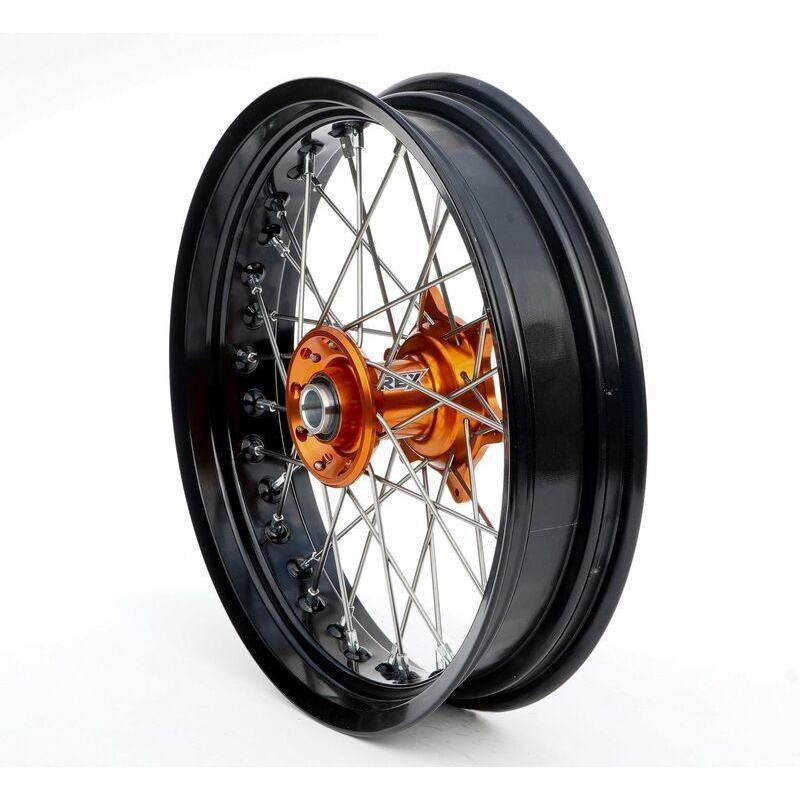 RFX FXWH 50003 55OR : Rueda delantera completa RFX Race SM 17x3,50