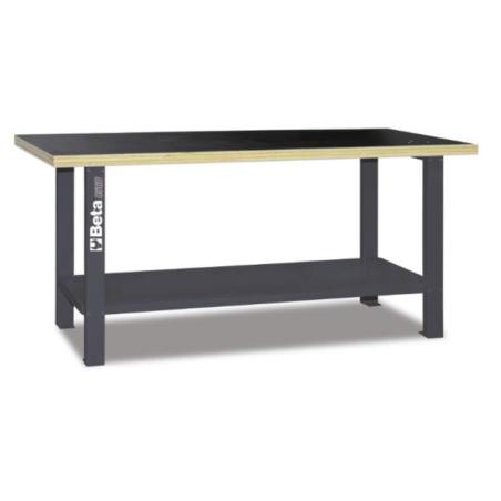BETA 056000402 : BETA C56B Banco de trabajo con tablero de madera - Gris