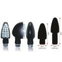 BIHR 01-070LBK : Juego de intermitentes LED BIHR Triangle (brazo largo)