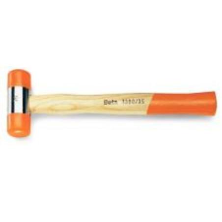 BETA 013900045 : Mazo de cabeza BETA intercambiable de plástico mango de madera - Talla 45