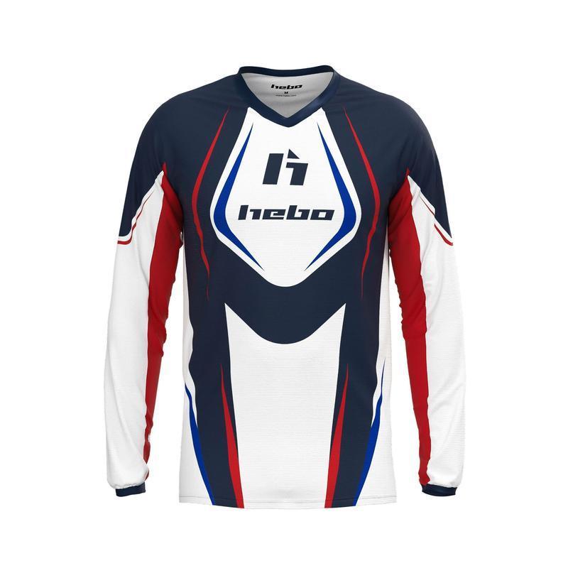 HEBO HE2220B :  CAMISETA PRO TRIAL CLASSIC BLANCO