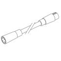 POLINI 955.830.044 : Cable alargador para control de interruptores POLINI 440mm