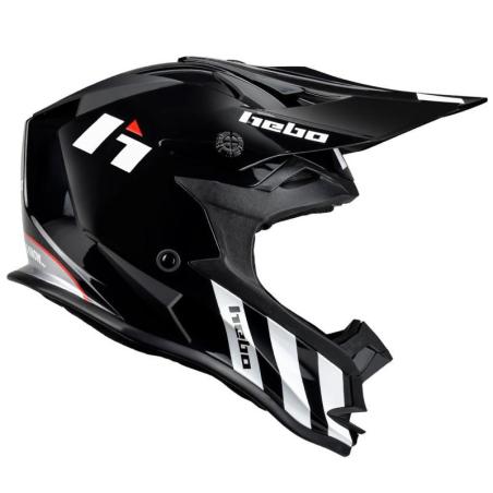 HEBO HC0706N :  CASCO MX PT13 JUNIOR negro