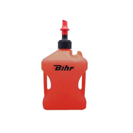 BIHR JT810RED : Garrafa de combustible llenado rápido BIHR Home Track homologada - Roja 10L