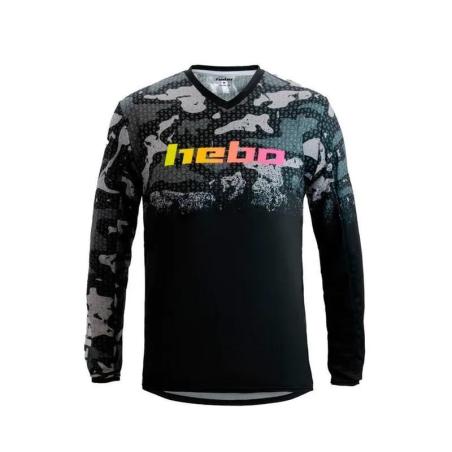 HEBO HE2139N : CAMISETA PRO JUNIOR KAMU NEGRO