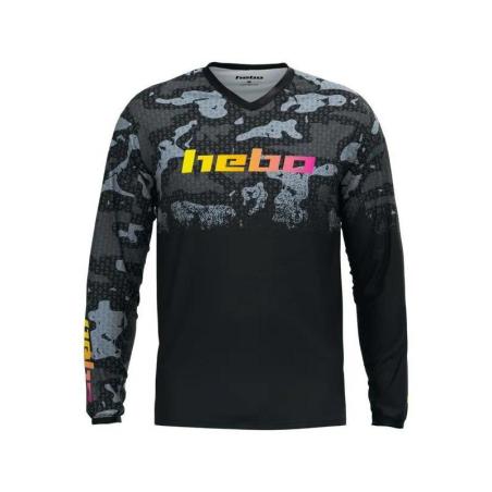 HEBO HE2187N : CAMISETA PRO KAMU NEGRO