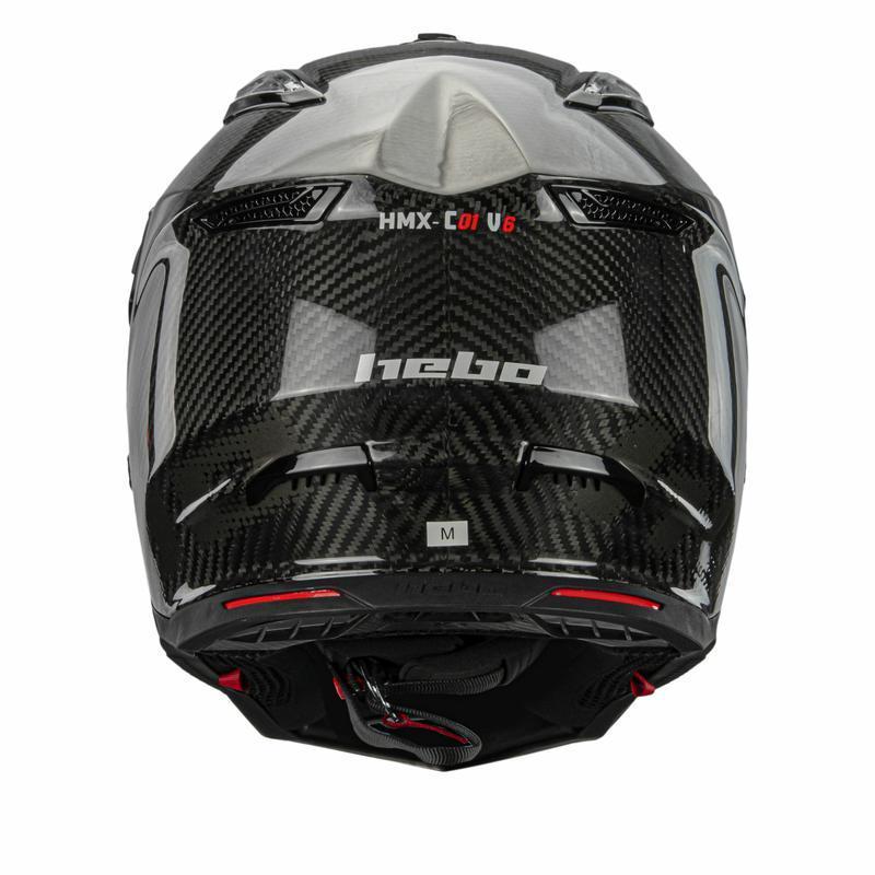 HEBO HC0553N :  CASCO MX K3 CARBON NEGRO