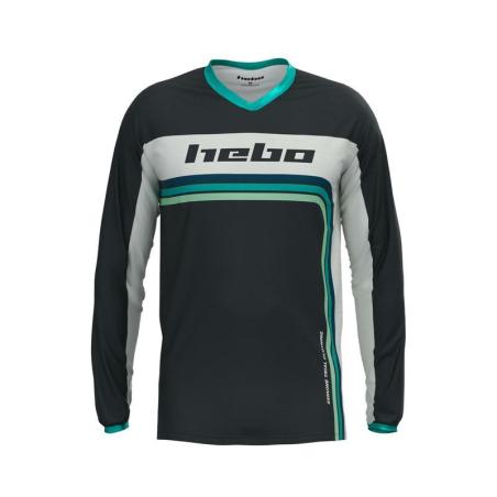 HEBO HE2221V :  CAMISETA PRO TRIAL RETRO VERDE