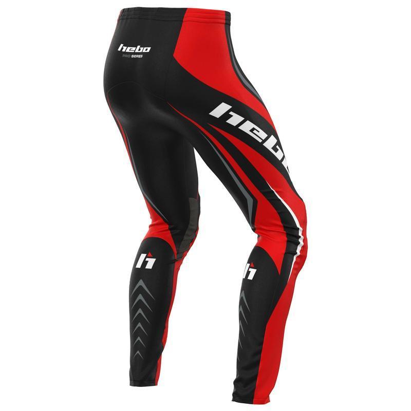 HEBO HE3220R :  PANTALON PRO TRIAL CLASSIC ROJO