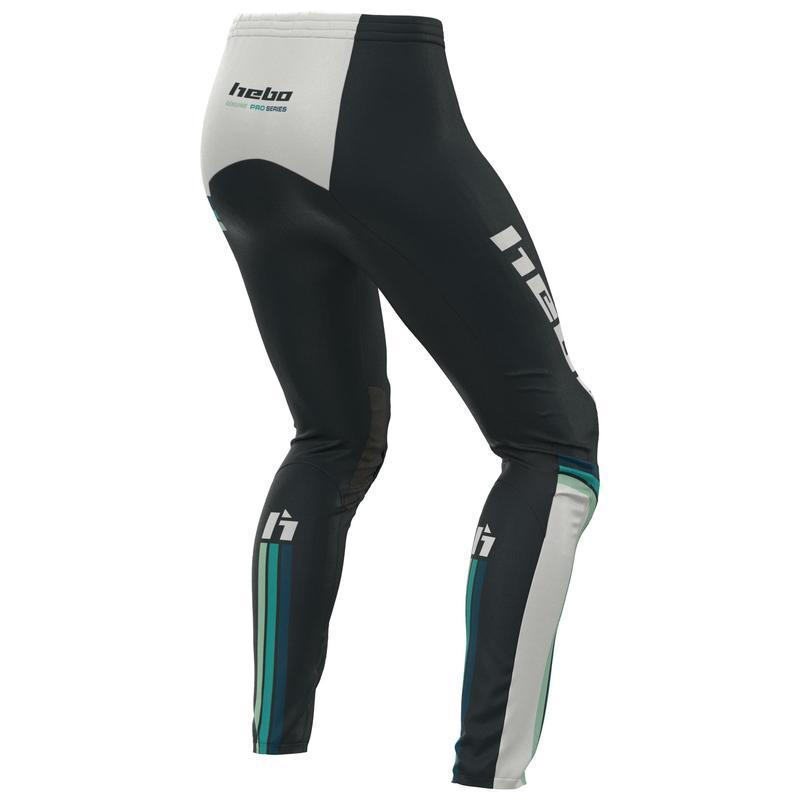 HEBO HE3221V :  PANTALON PRO TRIAL RETRO VERDE