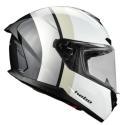 HEBO HC3119B :  CASCO RUSH FULL RACE HELMET blanco