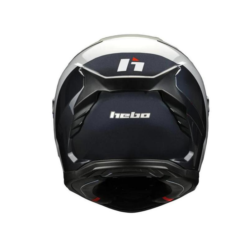 HEBO HC3119B :  CASCO RUSH FULL RACE HELMET blanco