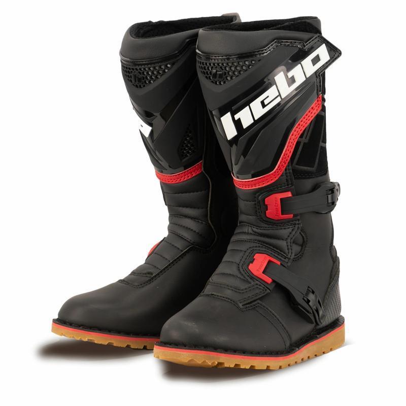 HEBO HT2007N :  BOTA TRIAL TECHNICAL JUNIOR NEGRO