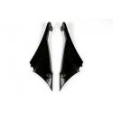 UFO YA04829#001 : Conectores de aletines de radiador UFO negro mate - Yamaha YZ450F