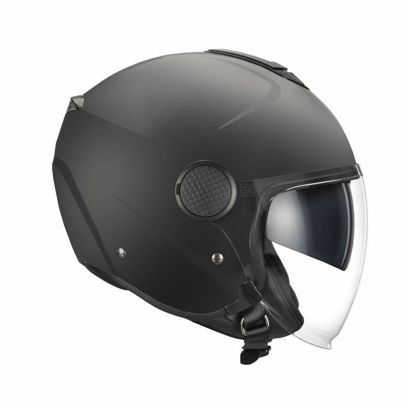 HEBO HC2118N :  CASCO G290 DEMI JET ABS CTR NEGRO