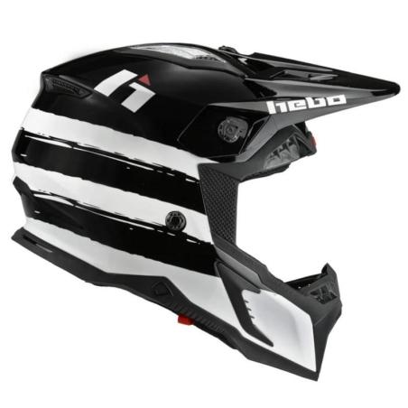 HEBO HC0536N :  CASCO HMX-F01 JAIL negro