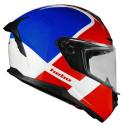 HEBO HC3120A :  CASCO RUSH FULL RACE HELMET azul