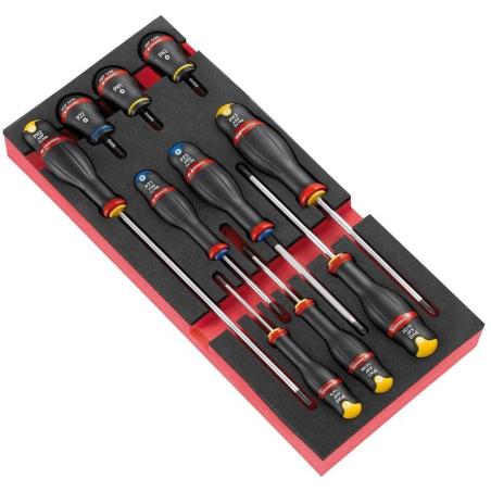 FACOM MODM.AT5 : Set bandeja destornilladores estrella FACOM Protwist® 10u