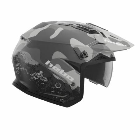 HEBO HC1143N :  CASCO HTR-P01 V6 H CAMO NEGRO