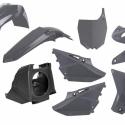 POLISPORT 90908 : Kit plástica Polisport MX Vintage Edition nardo grey Yamaha YZ125/250