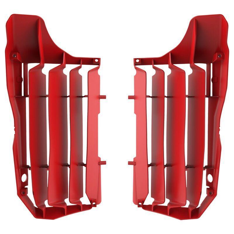 POLISPORT 8474100002 : Aletines de Radiador POLISPORT rojo Honda CRF250R/CRF250RX
