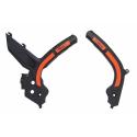 RACETECH R-PRTKTMNRAR2 : Protector de Chasis Bi-Material RACETECH Negro / Naranja