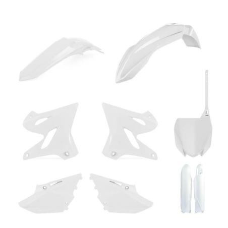 POLISPORT 91073 : Kit de plástica POLISPORT blanco Yamaha YZ125/250