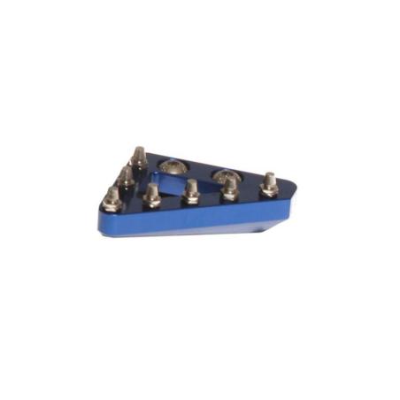RFX FXRB9010199BU : Puntera de pedal de freno trasero macizo CNC RFX Pro de repuesto (azul)