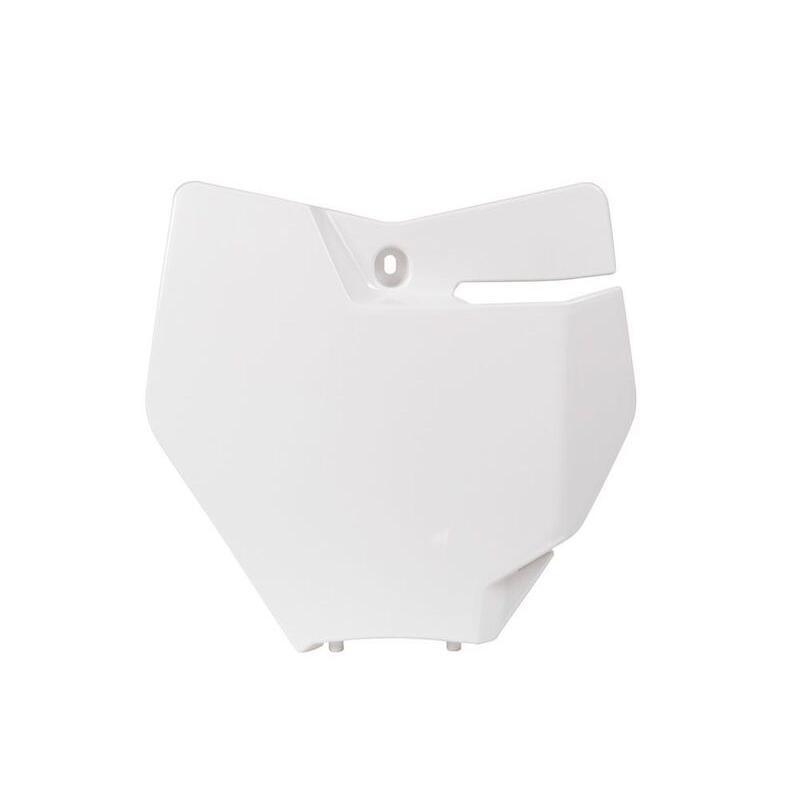 RACETECH R-TBKTMBN0016 : Portanúmeros delantero RACETECH Blanco KTM