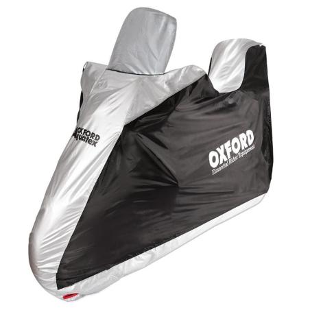 OXFORD CV217 : Funda de protección para scooter OXFORD Aquatex Highscreen Topbox