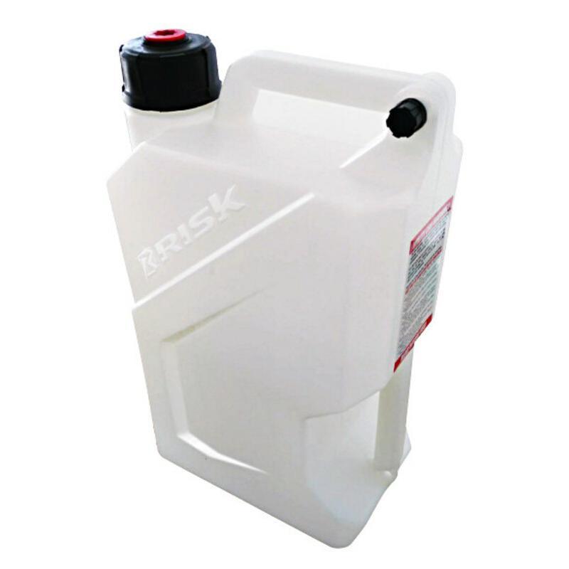 RISK RACING 00281 : Garrafa de gasolina RISK RACING HDPE 11,3L (3gal) plata