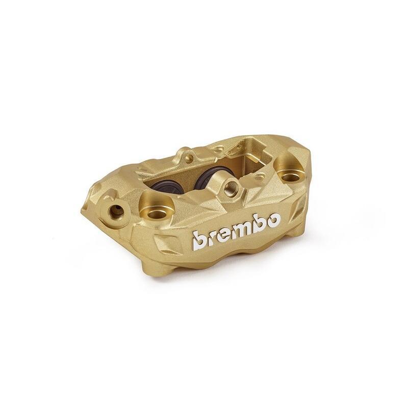 BREMBO 920.B690.96 : Pinza de freno BREMBO M4 delantero izquierdo oro Ø32mm