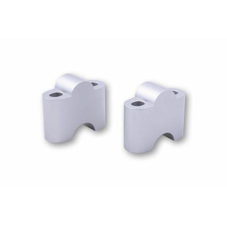 LSL 121RE35SI : Alzas de manillar LSL Ø22, 2mm +35mm plata