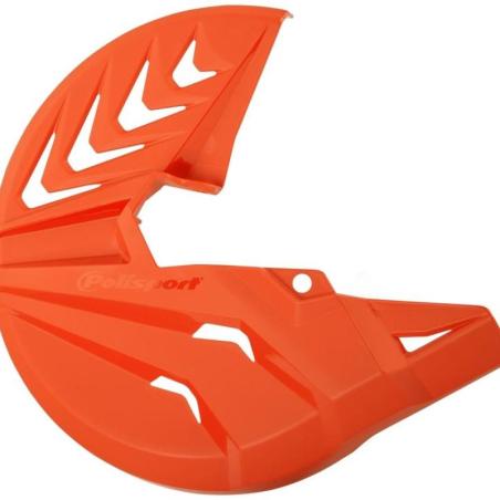 POLISPORT 8156000006 : Protector de disco y puntera de Horquilla POLISPORT naranja