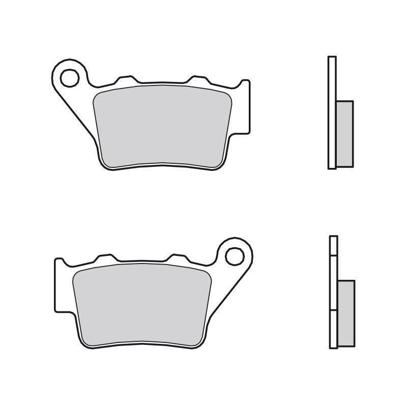 BREMBO 07BB02SP : Pastillas de freno BREMBO sinterizadas - 07BB02SP