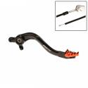 RFX FXRB5050199OR : Pedal de freno trasero RFX Pro ST (anodizado duro negro/naranja)