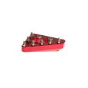 RFX FXRB9010199RD : Puntera de pedal de freno trasero macizo CNC RFX Pro de repuesto (rojo)