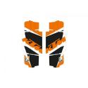 BLACKBIRD A504N : Adhesivos para rejillas de radiador BLACKBIRD Dream 4 - KTM SX/SX-F