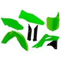 RACETECH R-KITKXF-VF0-516 : RACETECH Plastic Kit Neon Green Kawasaki KX250F