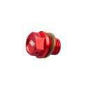 SCAR MODP500RD : Tapón magnético de vaciado de aceite SCAR rojo