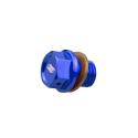 SCAR MODP500BL : Tapón magnético de vaciado de aceite SCAR azul