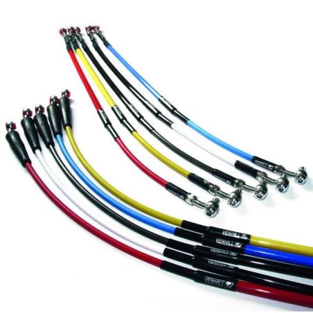 VENHILL K01-3-035/P/ORANGE : VENHILL Clutch Hose Orange/Stainless Steel Banjo KTM/Husqvarna