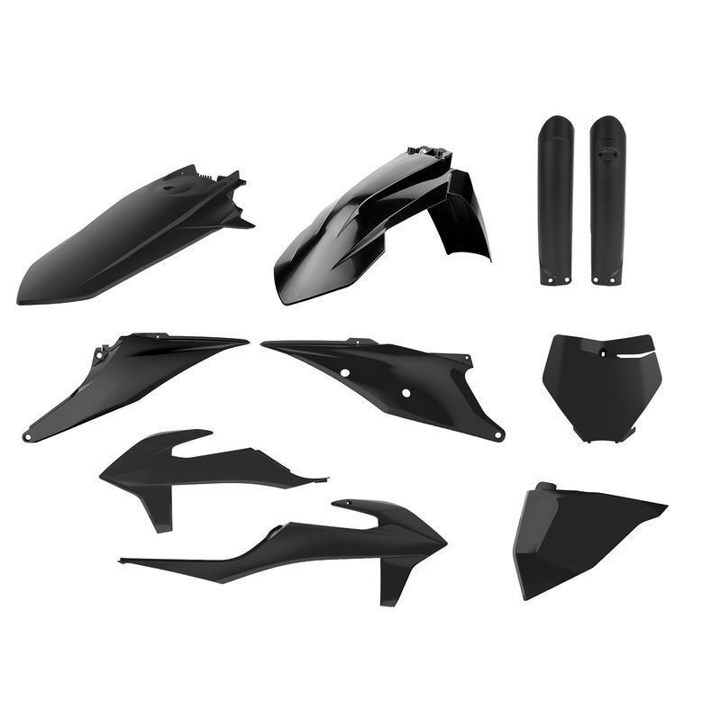 POLISPORT 91014 : Kit de plásticos POLISPORT negro - KTM SX/SX-F