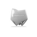 POLISPORT 8658200002 : Porta-números delantero POLISPORT blanco Husqvarna
