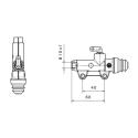 BREMBO 910.4776.01 : Bomba de freno BREMBO trasero gris Ø13mm