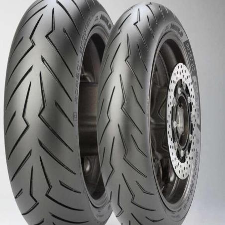 PIRELLI 3995600 : Neumático PIRELLI DIABLO ROSSO SCOOTER REINF (F/R) 100/80-14 M/C 54S TL