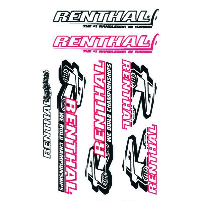 RENTHAL ST-STICKER-SHEET : Hoja de adhesivos RENTHAL