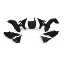 RACETECH R-KITYZ0-NR0-REV : RACETECH Revolution Replacement Plastics Kit Black Yamaha YZ125/250